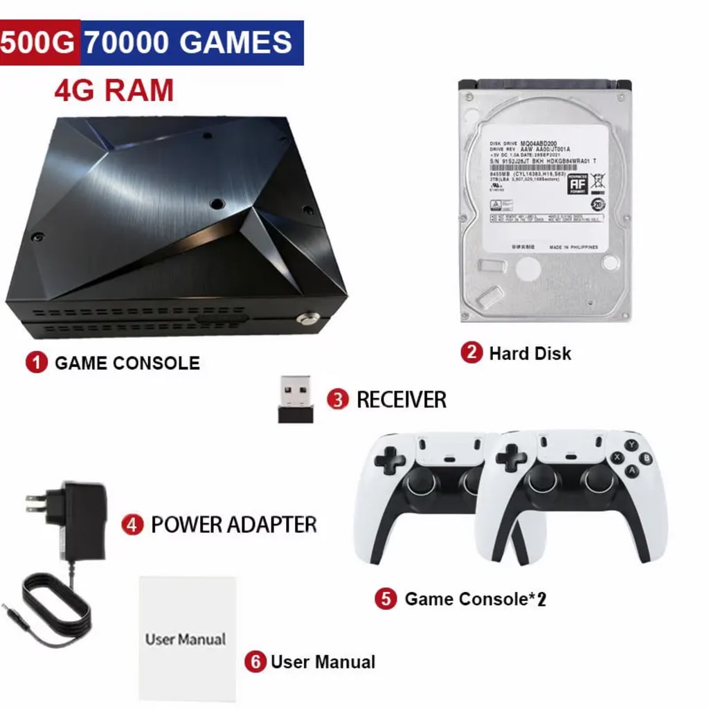 8BIT Retro Gaming Console Box