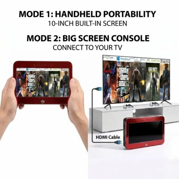 8BIT GAMEBOX Super Retro TV 10-inch HD Display product photo