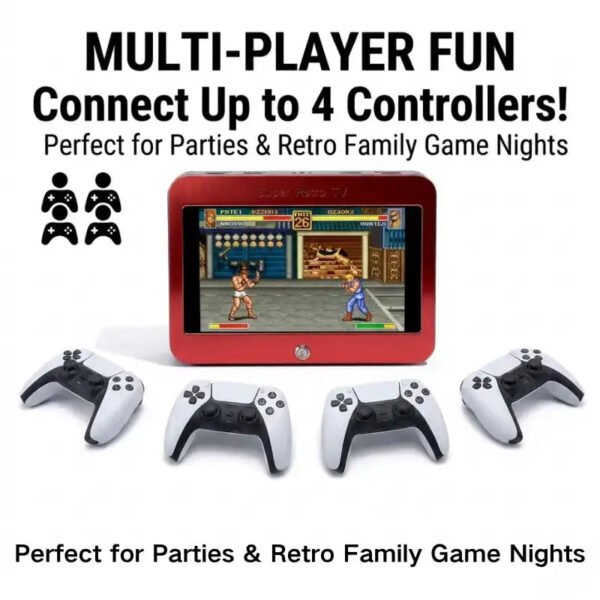 8BIT GAMEBOX Super Retro TV 10-inch HD Display product photo