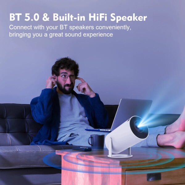Smart LED Projector - 720p Native, 4K Input Support product photo
