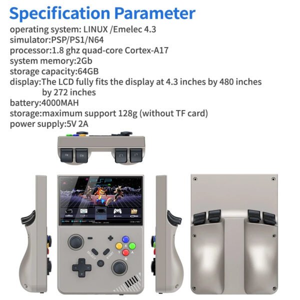 8BIT GAMEBOX GameVault M25 Retro Handheld product photo