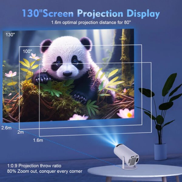 Smart LED Projector - 720p Native, 4K Input Support product photo