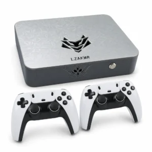 8BIT GAMEBOX AK1 retro gaming hardware with two wireless controllers