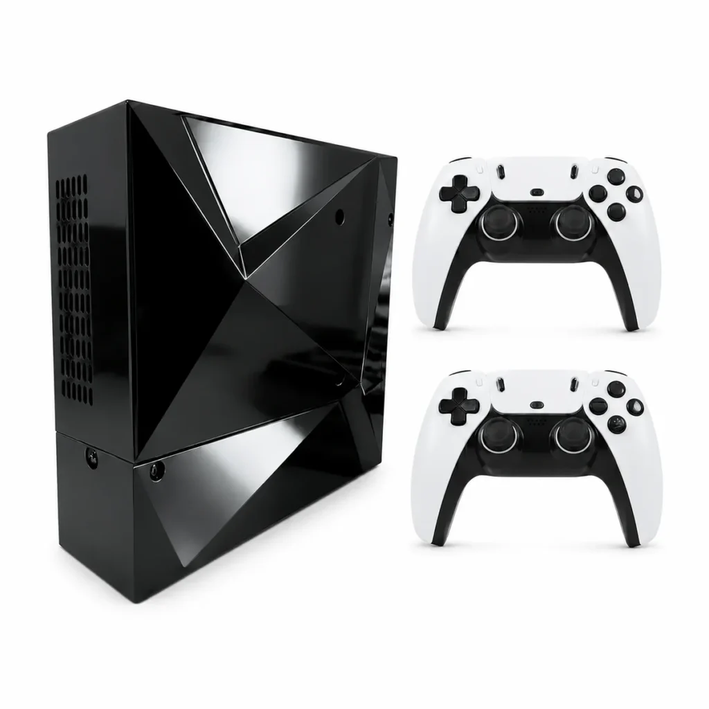 8BIT GAMEBOX Console Box Pro with two wireless controllers