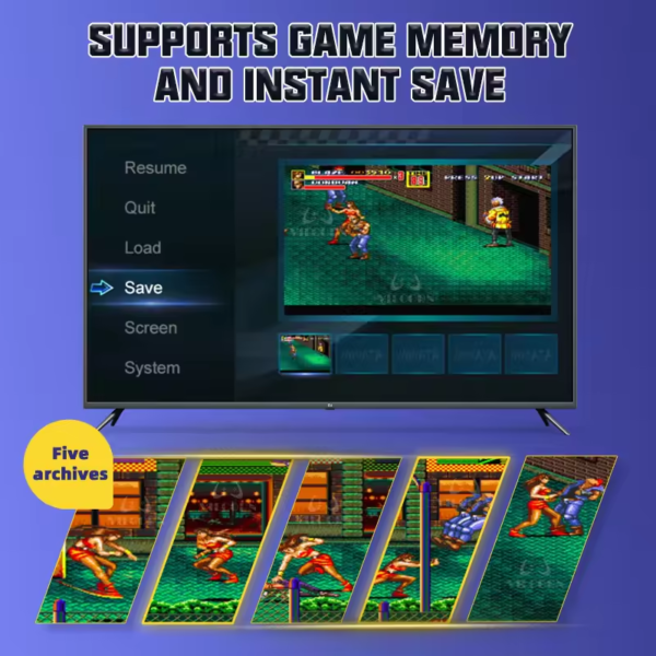 8BIT GAMEBOX Super Retro TV 10-inch HD Display product photo
