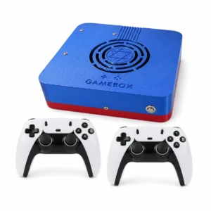 8BIT GAMEBOX GD10 retro gaming hardware with two wireless controllers