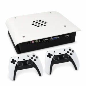 8BIT GAMEBOX M15 Max retro gaming hardware with two wireless controllers