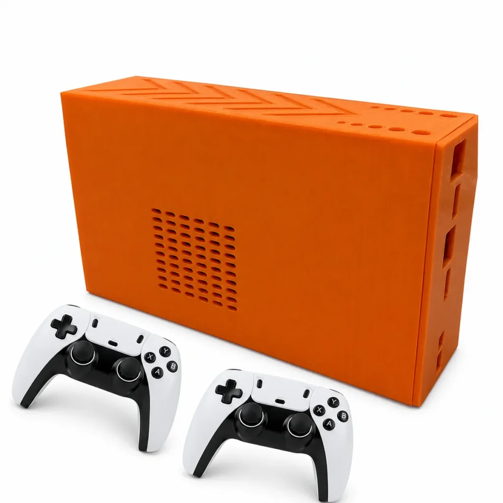 8BIT GAMEBOX Y3 retro gaming hardware with two wireless controllers